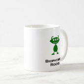 トリプルアイ生物物理学の岩の緑 コーヒーマグカップ (正面右)