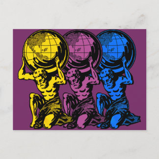 トリプルアトラス葉書 ポストカード