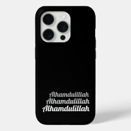 トリプルアルハムドゥリラブラック iPhone 15 PROケース