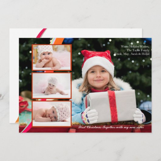 トリプルオーバーレイ写真カード シーズンカード (正面/裏面)