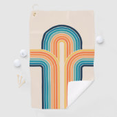 トリプルカラフルレトロアーチ ゴルフタオル (インサイチュ)