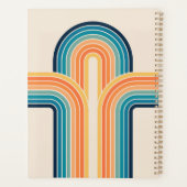 トリプルカラフルレトロアーチ プランナー手帳 (裏面)