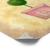 トリプルグローブトピアリーアートプリント ポスター (角)