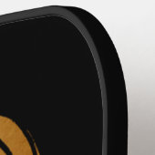 トリプルケルト結び目模様スワールマンダラパーソナライズされた ピックルボールラケット (左詳細)