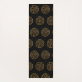 トリプルケルト結び目模様スワールマンダラヨガマット ヨガマット (裏面)