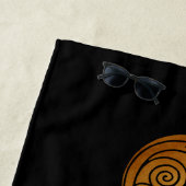 トリプルケルト結び目模様スワールマンダラ ビーチタオル (インサイチュ)