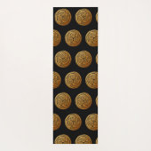 トリプルケルト結び目模様スワールマンダラ ヨガマット (裏面)