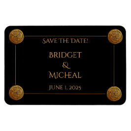 トリプルケルト結び目模様結婚旋回 マグネット