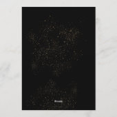 トリプルゴールドフレームの新年会 招待状 (裏面)