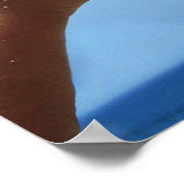 トリプルスクープのアイスクリームコーン ポスター (角)