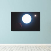 トリプルスターシステムHd 131399 キャンバスプリント (インサイチュ (ウッドフロア))