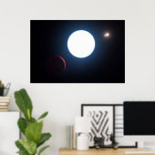 トリプルスターシステムHd 131399 ポスター (ホームオフィス)