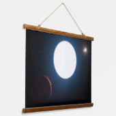 トリプルスターシステムHd 131399 吊り下げ型タペストリー (傾斜あり)