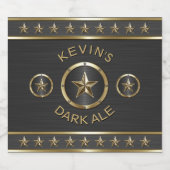 トリプルスターメタルカスタム ビールラベル (シングルラベル)