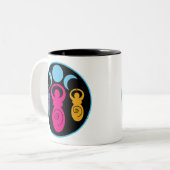 トリプルスパイラル女神 ツートーンマグカップ (正面左)