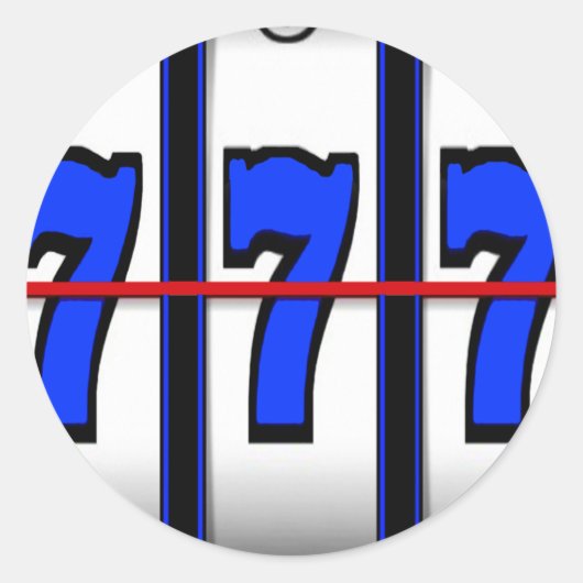 トリプルセブンのスロット ラウンドシール (正面)