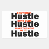 トリプルタイムオーバルステッカー 長方形シール (正面)