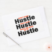 トリプルタイムオーバルステッカー 長方形シール (封筒)