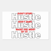 トリプルタイムオーバルステッカー 長方形シール (正面)