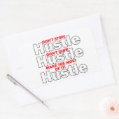 トリプルタイムオーバルステッカー 長方形シール (封筒)