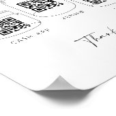 トリプルチップJARスキャンQRコードキャッシュアプリ支払い記号 ポスター (角)