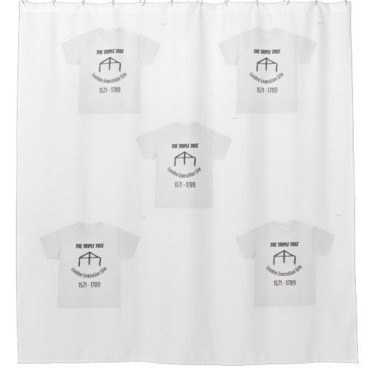 トリプルツリーティーシャワーカーテン シャワーカーテン (正面)