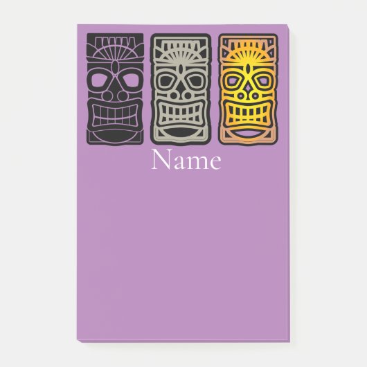 トリプルティキ彫刻サンダー_コーブ ポストイット (正面)