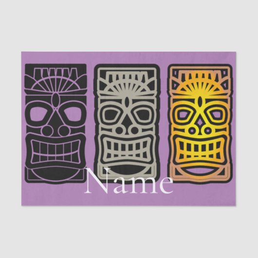 トリプルティキ彫刻サンダー_コーブ 薄葉紙 (正面)