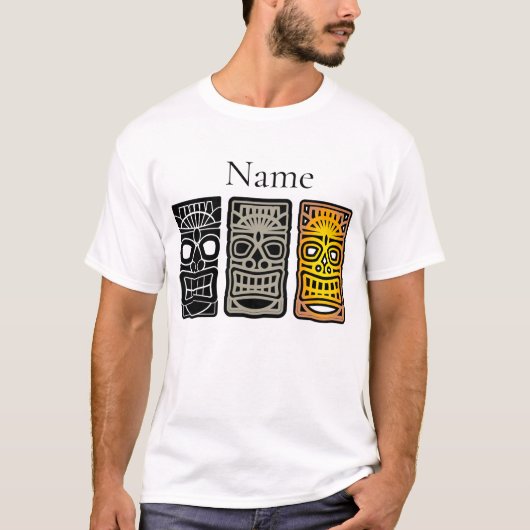 トリプルティキ彫刻サンダー_コーブ Tシャツ (正面)