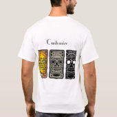 トリプルティキ彫刻サンダー_コーブ Tシャツ (裏面)