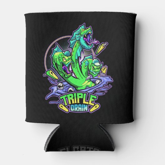 トリプルドレインクーラーボックススリーブ 缶クーラー (正面)