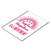 トリプルネガティブウォリアー乳がん虹 ノートブック (左側)