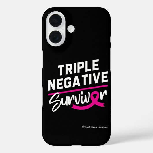 トリプルネガティブサバイバー 乳がん啓発 Case-Mate iPhoneケース (裏面)