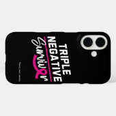 トリプルネガティブサバイバー 乳がん啓発 Case-Mate iPhoneケース (裏面 (横))