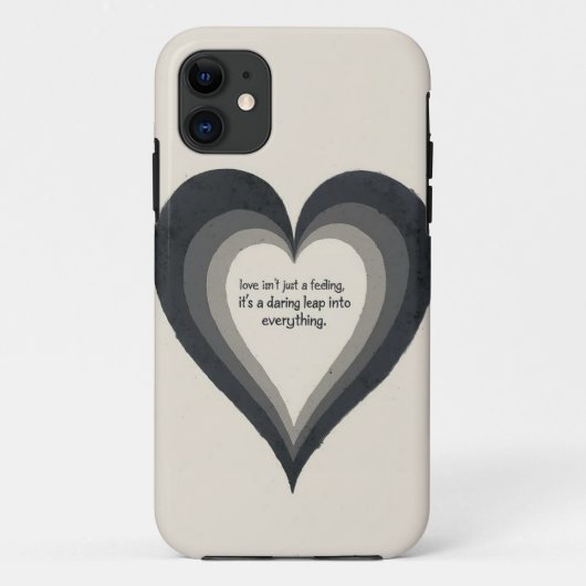 トリプルハートレイヤはっきりした- Love Statement iPhone C Case-Mate iPhoneケース (裏面)