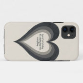 トリプルハートレイヤはっきりした- Love Statement iPhone C Case-Mate iPhoneケース (裏面(横))