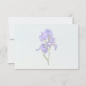 トリプルパープルアイリス 出欠カード (裏面)