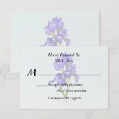 トリプルパープルアイリス 出欠カード (正面/裏面)