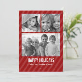 トリプルフォトホリデーカード シーズンカード (スタンド正面)