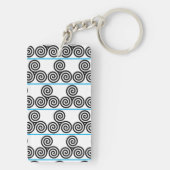 トリプルブラックらせん状サンダー_コーブ キーホルダー (裏面)