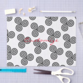 トリプルブラックらせん状サンダー_コーブ 薄葉紙 (クラフト)