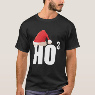 トリプルホーホーサードパワー数学おたくおもしろいクリスマス Tシャツ