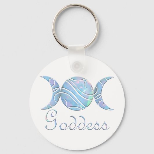 トリプルムーンオパール キーホルダー (正面)