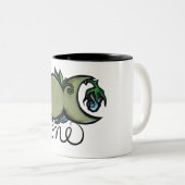 トリプルムーンクローネ神異教の女神アート ツートーンマグカップ (正面右)