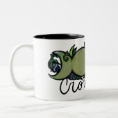 トリプルムーンクローネ神異教の女神アート ツートーンマグカップ (左)