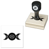 トリプルムーンゴム印 ラバースタンプ (押印)