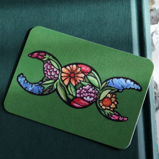 トリプルムーンシンボル開花 ノートカード