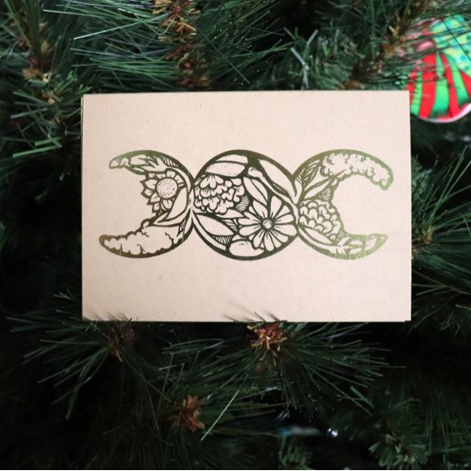 トリプルムーンシンボル開花 箔カード