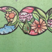 トリプルムーンシンボル開花 薄葉紙