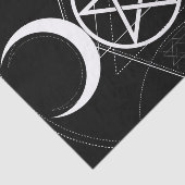 トリプルムーンジオメトリペンタグラムウィッカ誕生日 薄葉紙 (詳細)